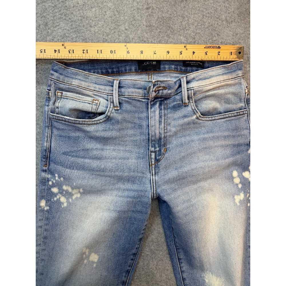 Joe's Jeans Mens Jeans The Legend Riza Blue‎ Denim 29x30 Skinny Kinetic Bleach - Picture 5 of 11